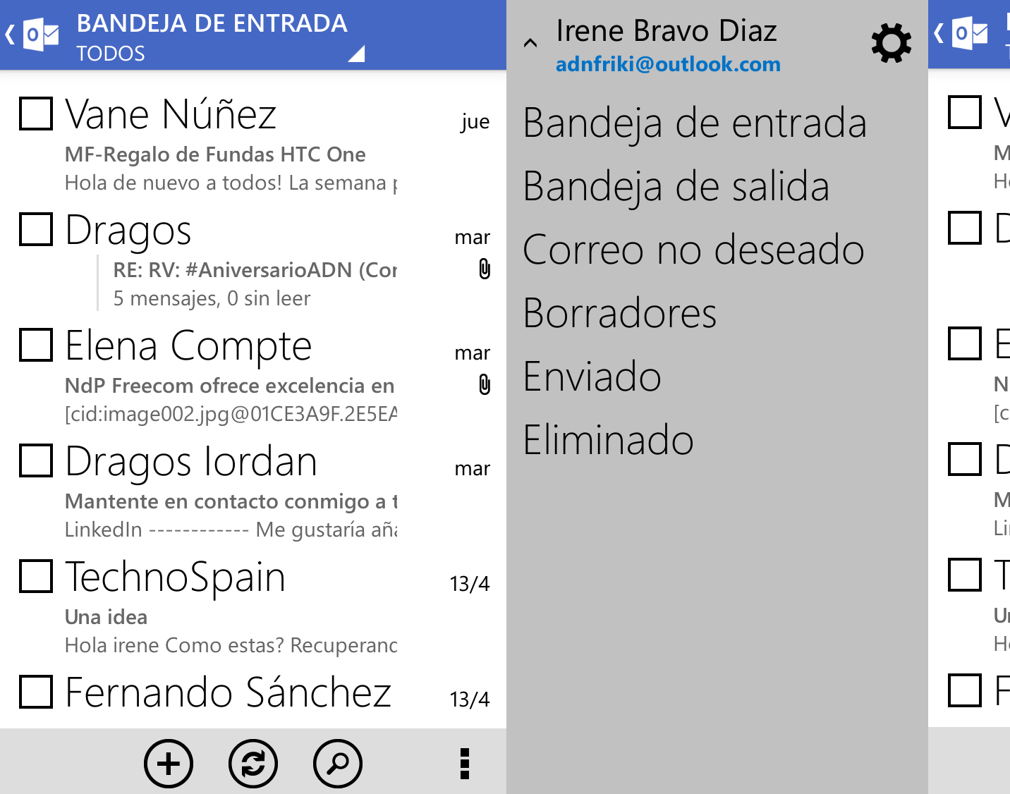 outlook.com para android