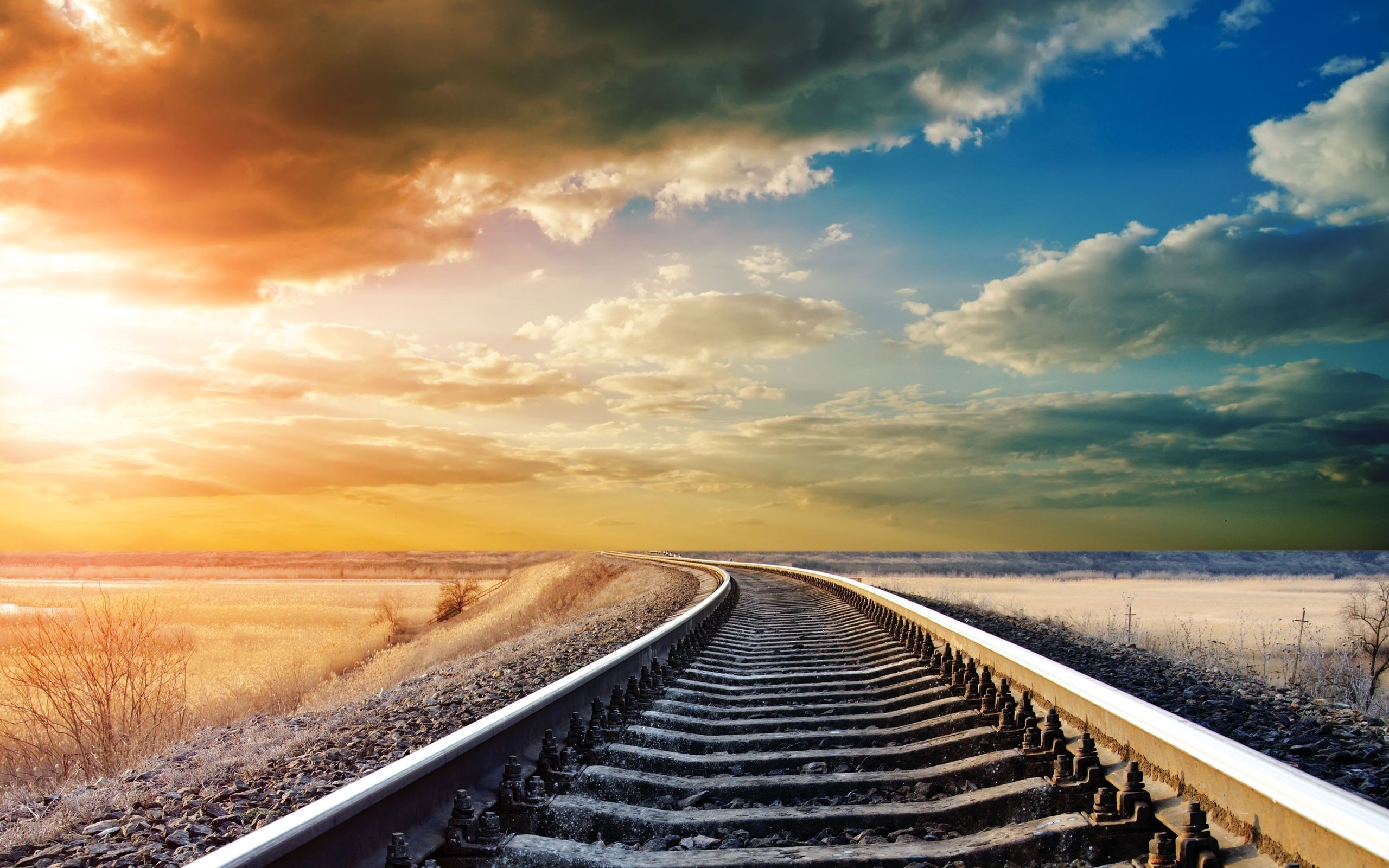 Fondos Vías de ferrocarril (Railroad Tracks) ADNFriki (10)